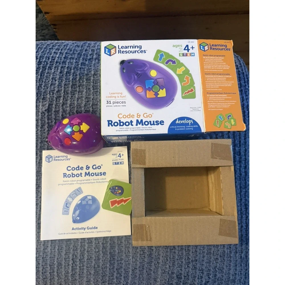 Learning Resources Code & Go Robot Mouse, Coding STEM learning Toy, New